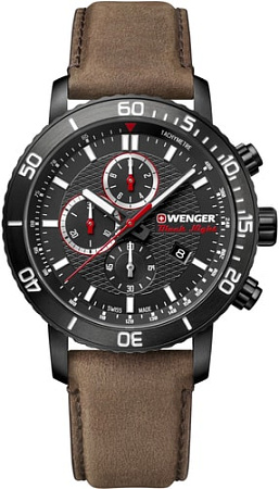 Наручные часы Wenger Roadster Black Night Chrono 01.1843.107