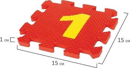 Коврик-пазл Юнландия Учим цифры 664658