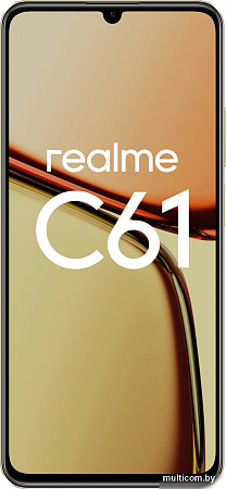 Смартфон Realme C61 8GB/256GB международная версия (золотистый)