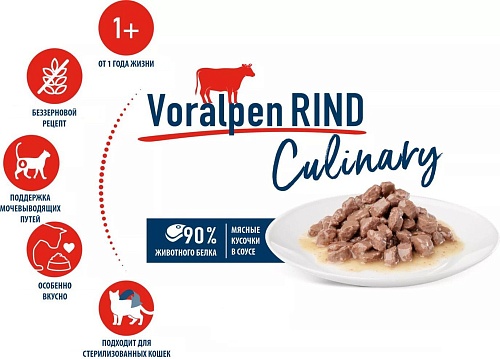 Пресервы Happy Cat Voralpen Rind говядина 20х85 г