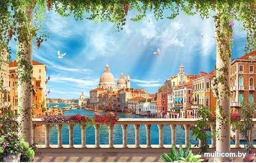 Фотообои Citydecor Венеция фреска 2 с защитным покрытием 400x254