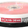DVD-R DL диск Mirex 8.5Gb 8x по 10 шт. Cake box UL130062A8L