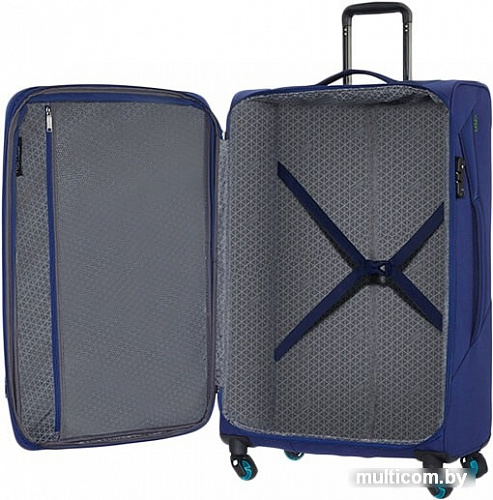 Чемодан-спиннер American Tourister Eco Wanderer Navy 79 см