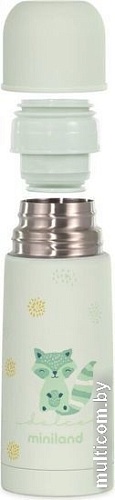 Термос Miniland Thermy Dolce 350мл (бирюзовый/енот)