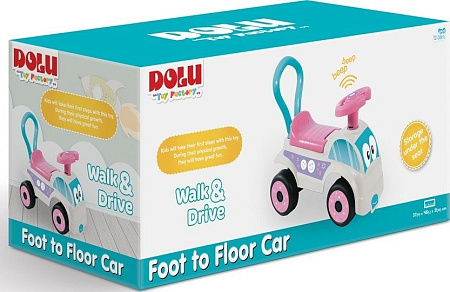 Каталка Dolu Foot to Floor 2621 (розовый)