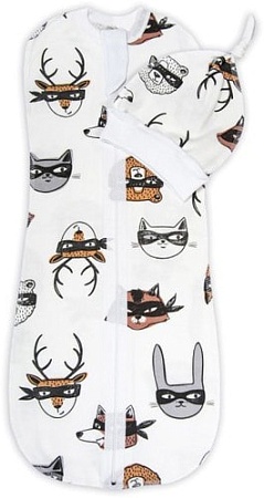 Пеленка-кокон Amarobaby Soft Hugs Супергерои (р-р 56-68)