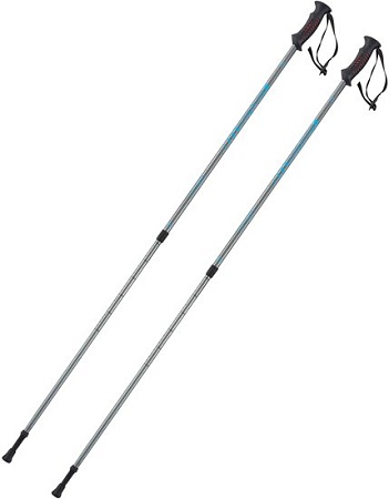Палки для скандинавской ходьбы Berger Oxygen 77-135 (серебристый/голубой)