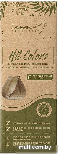 Гель-краска Белита-М Hit Colors 8.31 Солнечный лен