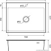 Кухонная мойка GranFest Metal нержавеющая сталь AISI 304 PVD GF-6045 Графит (с сифоном)