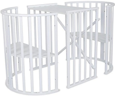 Кроватка-трансформер СКВ-Компани СКВ-10 108001 (белый)