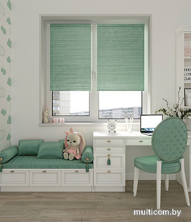 Рулонные шторы Legrand Гелакси 90x175 (мятный)