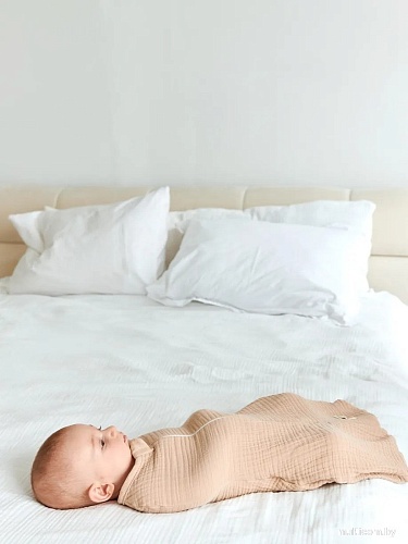 Пеленка-кокон Bebekevi BEV?1368-1 (бежевый)