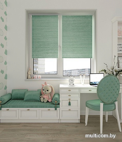 Рулонные шторы Legrand Гелакси 90x175 (мятный)