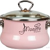 Кастрюля СтальЭмаль Maestro 8SO165S (розовый)