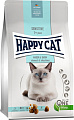 Сухой корм для кошек Happy Cat Sensitive Magen & Darm 34/14 с уткой и рисом 4 кг