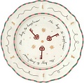 Тарелка глубокая Bitossi Il Frutto Della Passione PAN01003 (ключи)