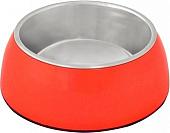 Миска Duvo Plus Feeding Bowl + Socket Glossy Uno 200 мл (красный)