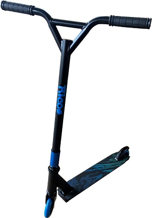 Трюковый самокат Ricos Zing JSCJ100S (черный/синий)