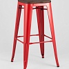 Табурет Stool Group TOLIX WOOD барный (красный) глянцевый