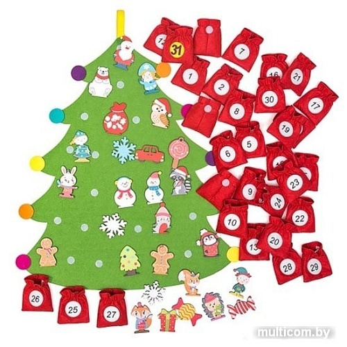 Развивающая игрушка Smile Decor Адвент-Календарь Ф283