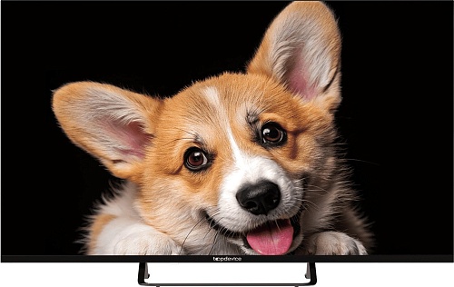 Телевизор Topdevice 43&quot; SMART TV YаOS 03 (черный)