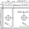 Кухонная мойка Asil AS 261-R (полированная, 1 мм)