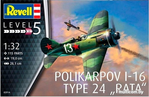 Сборная модель Revell Истребитель I-16 Type 24