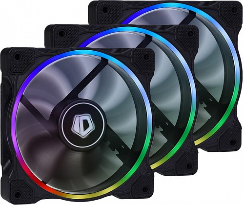 Кулер для корпуса ID-Cooling ZF-12025-RGB-TRIO