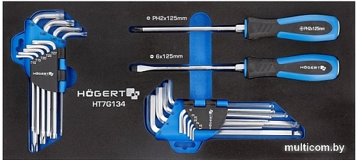 Набор ключей Hogert Technik HT7G134 (20 предметов)