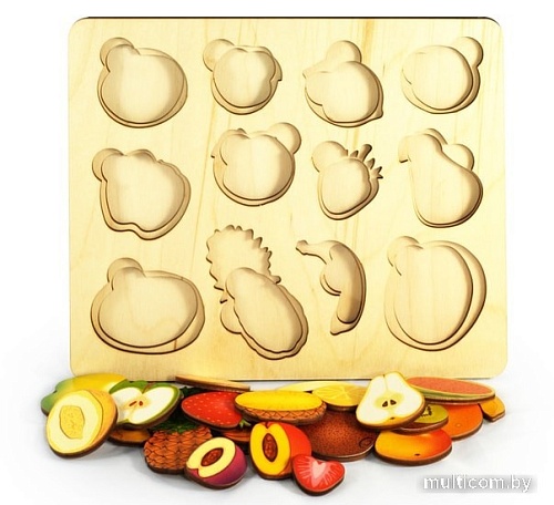 Мозаика/пазл Нескучные игры Фрукты. Часть и целое 7935