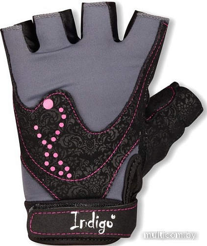 Перчатки для фитнеса Indigo SB-16-8056 (L, серый)