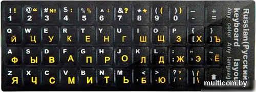 Наклейки с русской раскладкой Gembird Jet Stiker 2 9105297