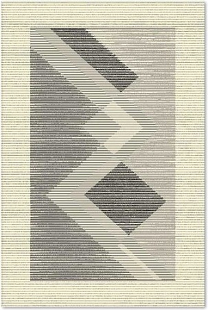 Ковер для жилой комнаты Moldabela Matrix Прямоугольник 4945 1 18433 (0.8x1.5)