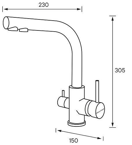 Смеситель Paulmark Essen Es213011-CR (хром)