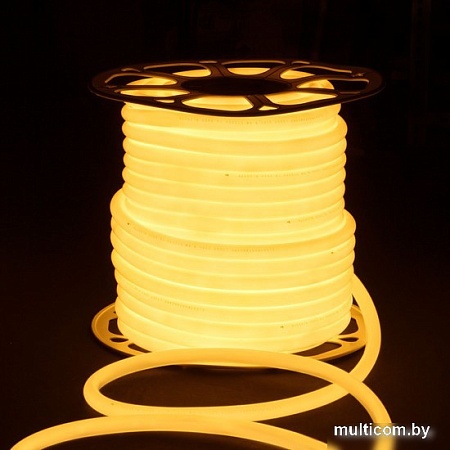 Гибкий неон Elektrostandard 220V 9.6W 144Led 2835 IP67 круглый теплый белый a052998