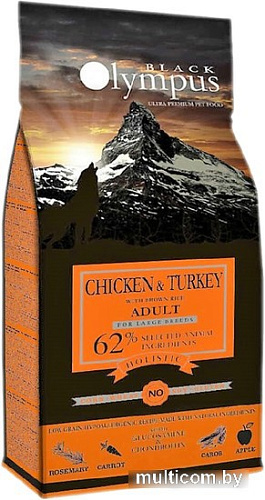 Сухой корм для собак Black Olympus Adult Large Breeds Chicken & Turkey (для крупных пород с курицей и индейкой) 12 кг