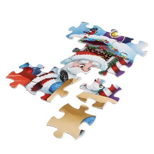 Пазл Puzzle Time Домик Дедушки Мороза 4868655 (54 эл)