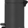 Brabantia Pedal Bin NewIcon 3 л (минерально-графитовый)