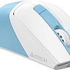 Мышь A4Tech Fstyler FG45CS Air2 (белый/голубой)