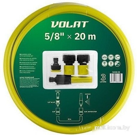 Шланг Волат 54158-20 (5/8", 25м)