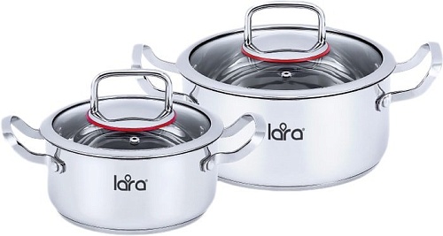 Набор кастрюль Lara LR02-107 Prima