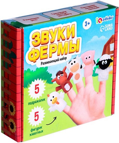 Развивающая игра Zabiaka IQ Звуки фермы 9877385