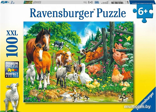 Пазл Ravensburger Встреча животных 10689 (100 эл)