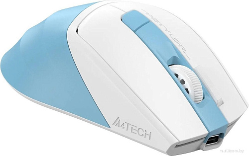 Мышь A4Tech Fstyler FG45CS Air2 (белый/голубой)