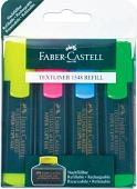 Набор маркеров Faber Castell Castell Textliner 154804 (4шт)