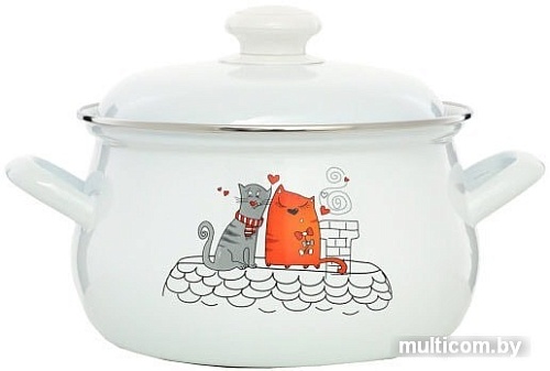 Кастрюля Эстет Влюбленные коты ЭТ-72815