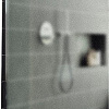 Душевая стенка MaybahGlass 89x195 MGD-690-5ш (сатин стекло/хром матовый)