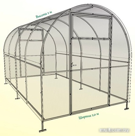Каркас теплицы Импласт Компакт 2.0 2х2 4 м