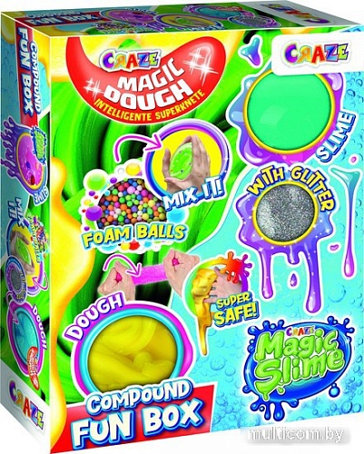 Тесто для лепки Craze Compound Fun Box Смешивание слаймов и теста 39465.B
