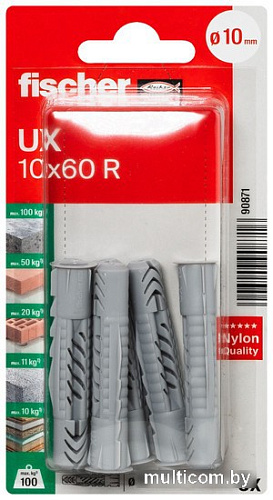 Fischer UX 10X60 R K NV 90871 (6 шт)